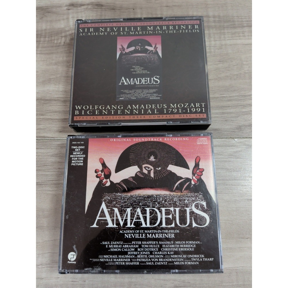 AMADEUS Original Soundtrack Sir Neville Marriner Special Edition 3-CD BOX SET